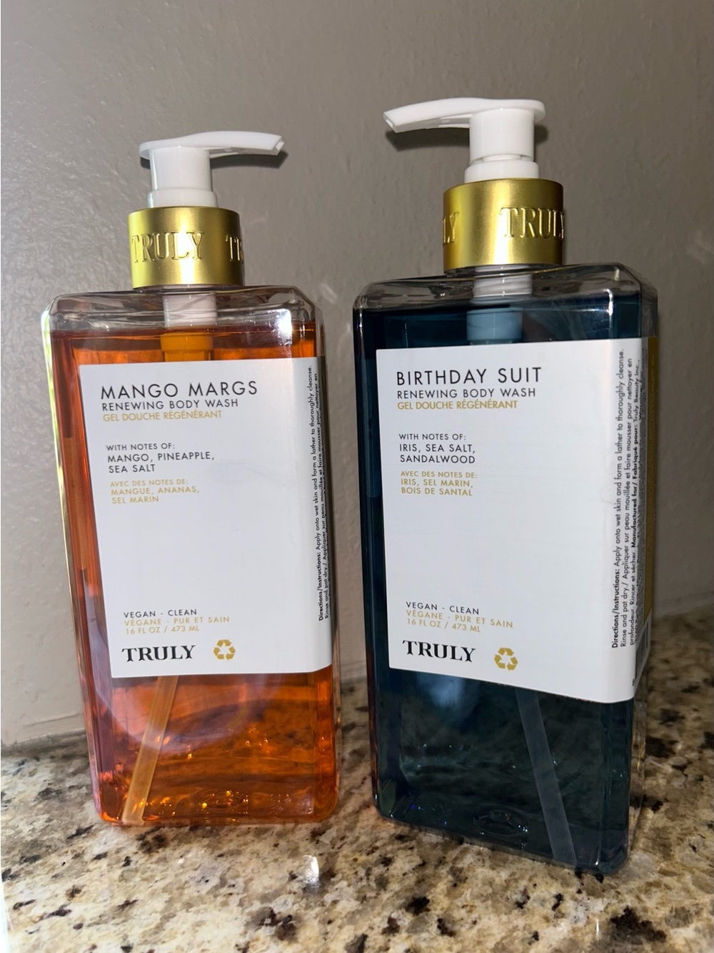 TRULY Bundle- Mango Margs & Birthday Suit Body Wash - New